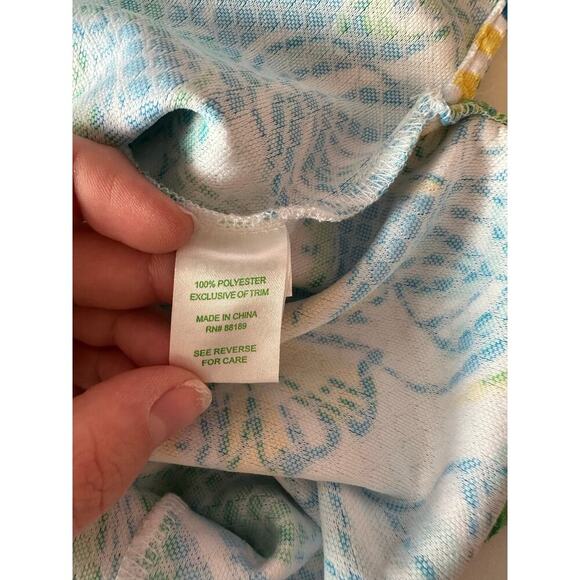 Lilly Pulitzer Girl’s Knit Shift Dress Sweet and Sour Size XL (12-14) Preppy - Picture 7 of 8